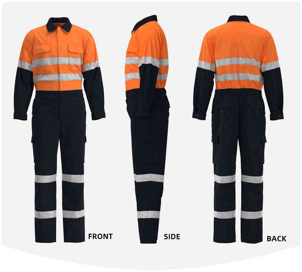 고시인성 경량 면 커버올 / Hi-Vis Lightweight Cotton Coverall