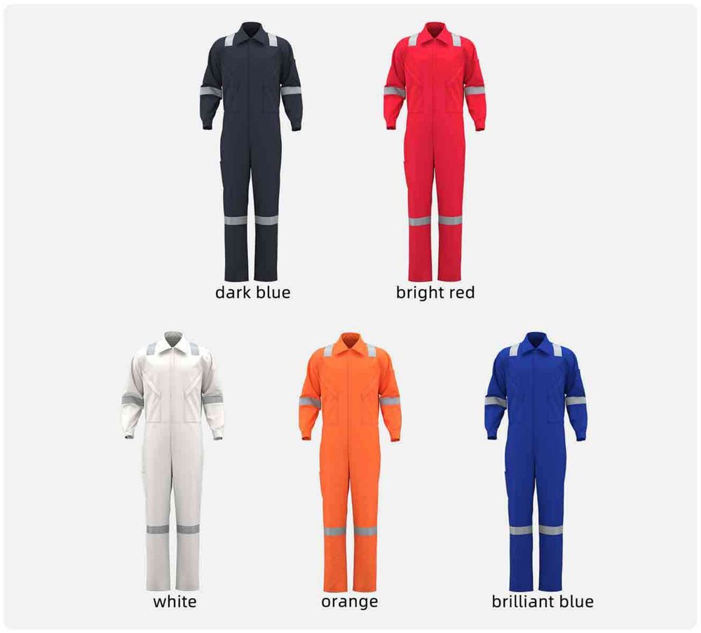 면 반사 테이프 커버올 / Cotton Reflective-Tape Coverall