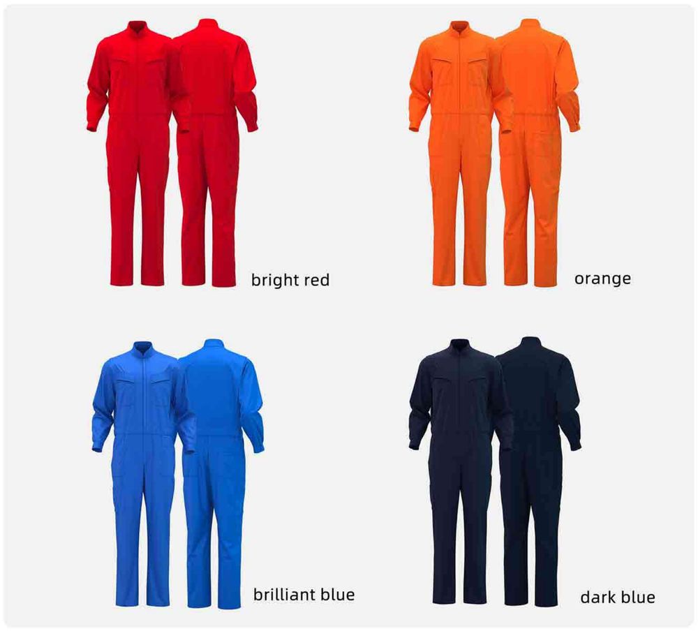 폴리면 스탠드칼라 커버올 / Poly-Cotton Stand-Collar Coverall