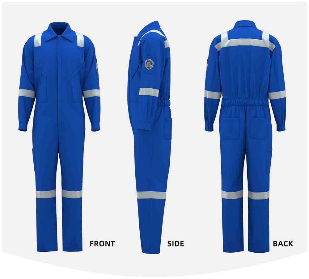 방염·대전방지 커버올 / Flame-Retardant Anti-Static Coverall