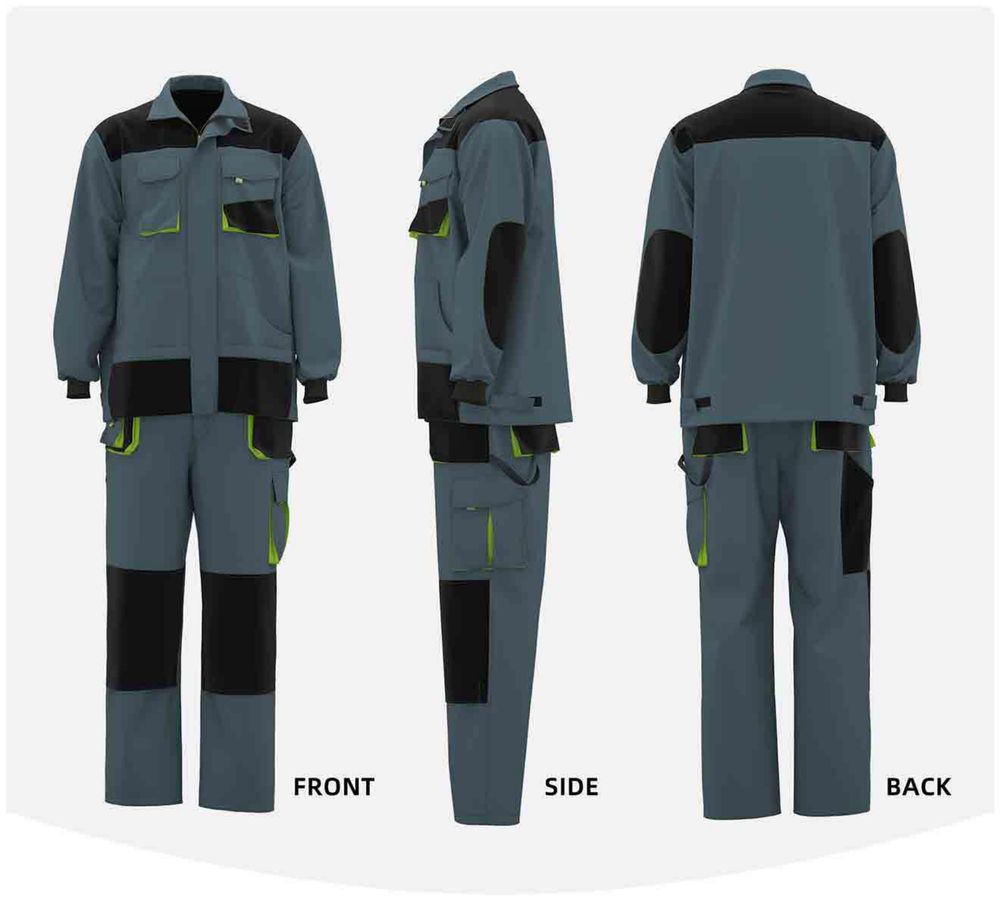 멀티포켓 옥스퍼드 보강 작업복 세트 / Multi-Pocket Oxford Reinforced Work Set
