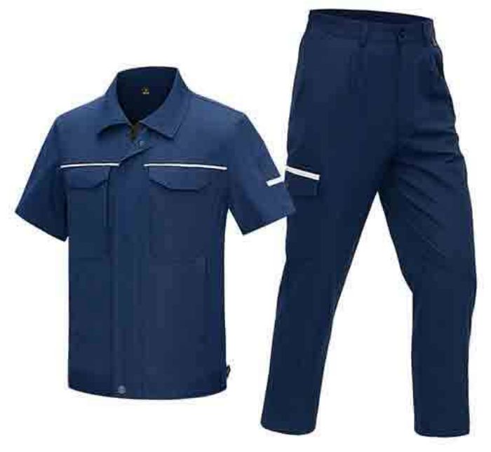 반팔 스트레치 하계 작업복 세트 / Short-Sleeve Stretch Summer Set