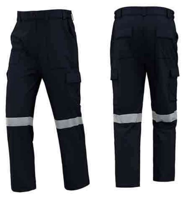 반사 테이프 면 작업 바지 / Cotton Work Pants with Reflective Tape