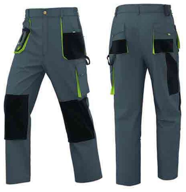 옥스퍼드 보강 작업 바지 / Oxford Reinforced Work Pants