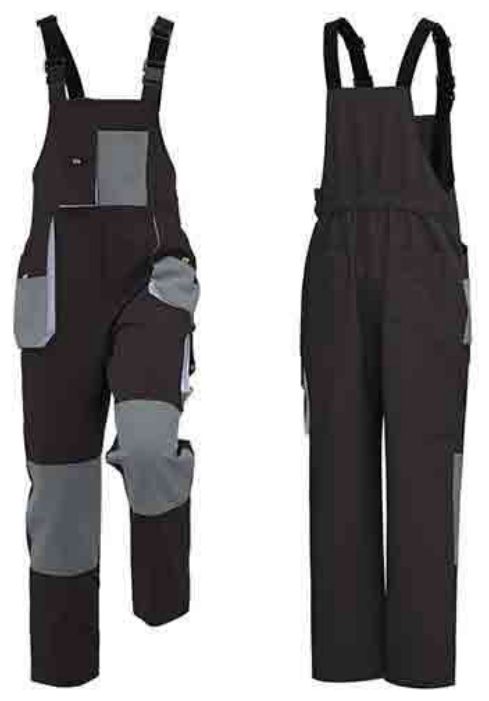 옥스퍼드 보강 멜빵바지 / Oxford Reinforced Bib Overalls