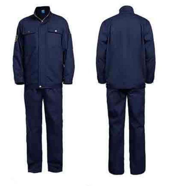 방염 면 지퍼 작업복 / Flame-Retardant Cotton Zip Suit