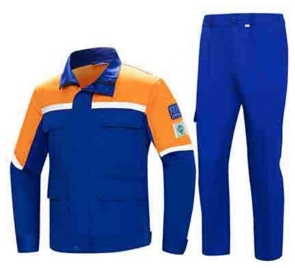 대전방지 배색 빅포켓 작업복 세트 / Anti-Static Color-Block Big-Pocket Set