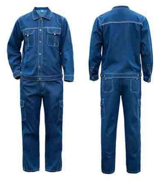 코마사 면 긴팔 하계 데님 / Combed Cotton Long-Sleeve Summer Denim