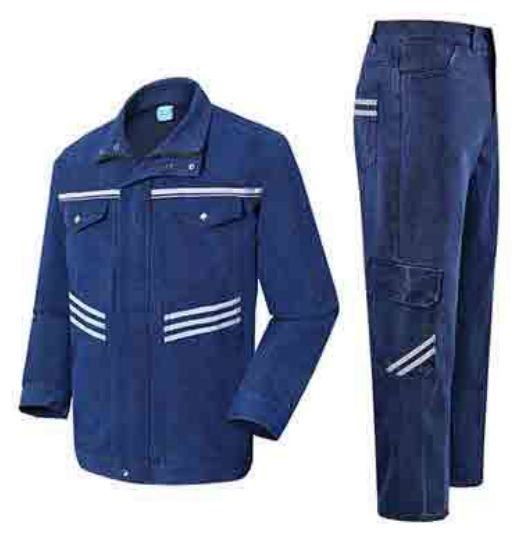 3선 반사 테이프 데님 세트 / Three-Stripe Reflective Denim Set