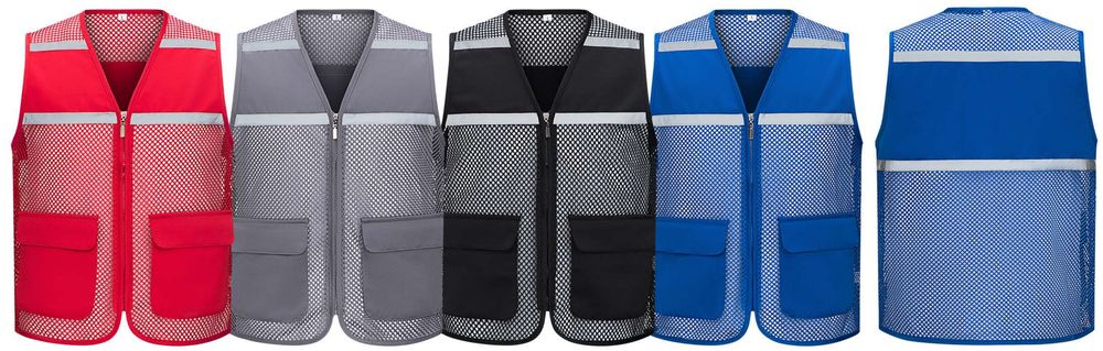 반사 테이프 메시 조끼 / Reflective Mesh Vest