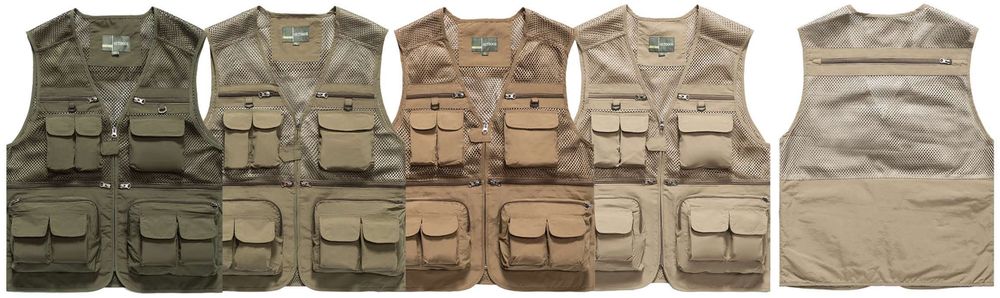 입체포켓 메시 조끼 / 3D-Pocket Mesh Vest
