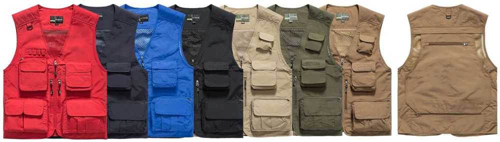 입체포켓 춘하 조끼 / 3D-Pocket Spring/Summer Vest